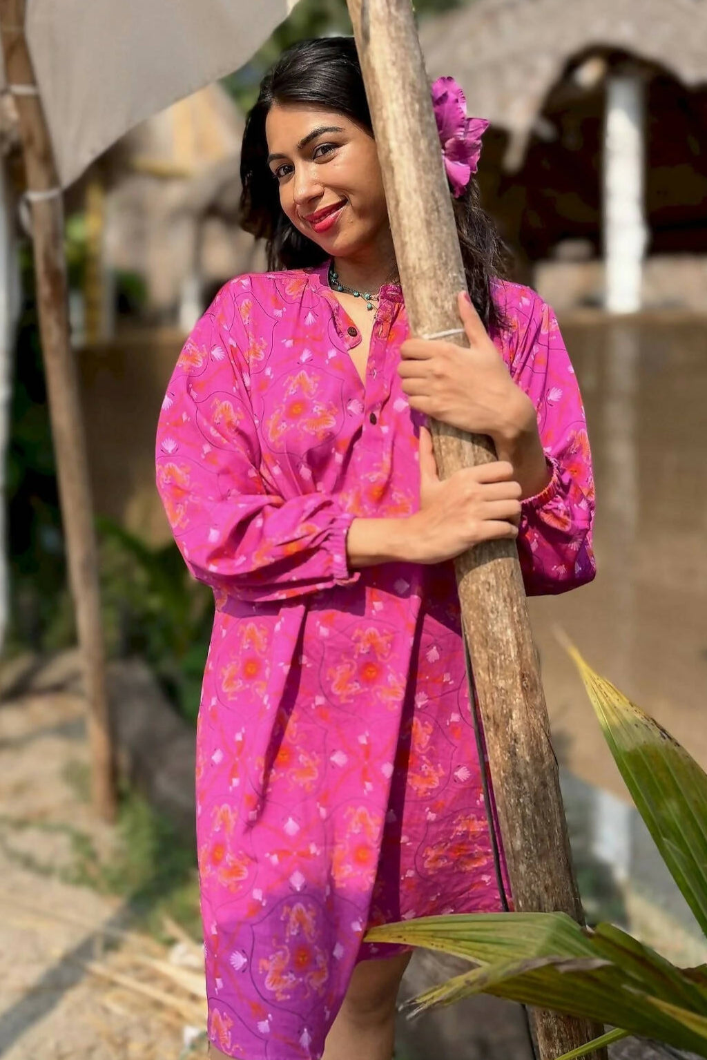 Pink Gin Susegad Shirt Dress