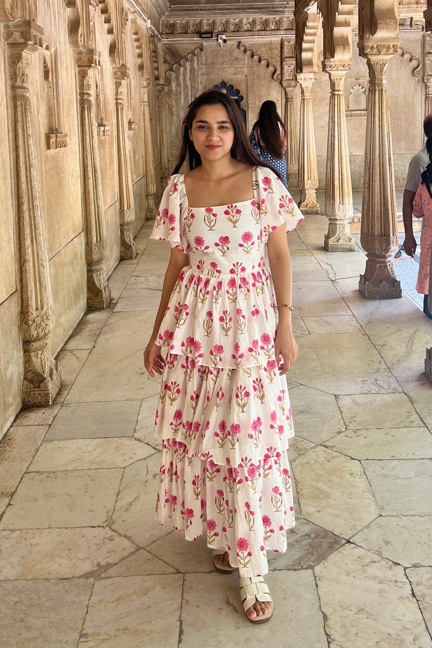 Enchanted Printed Cotton Dress