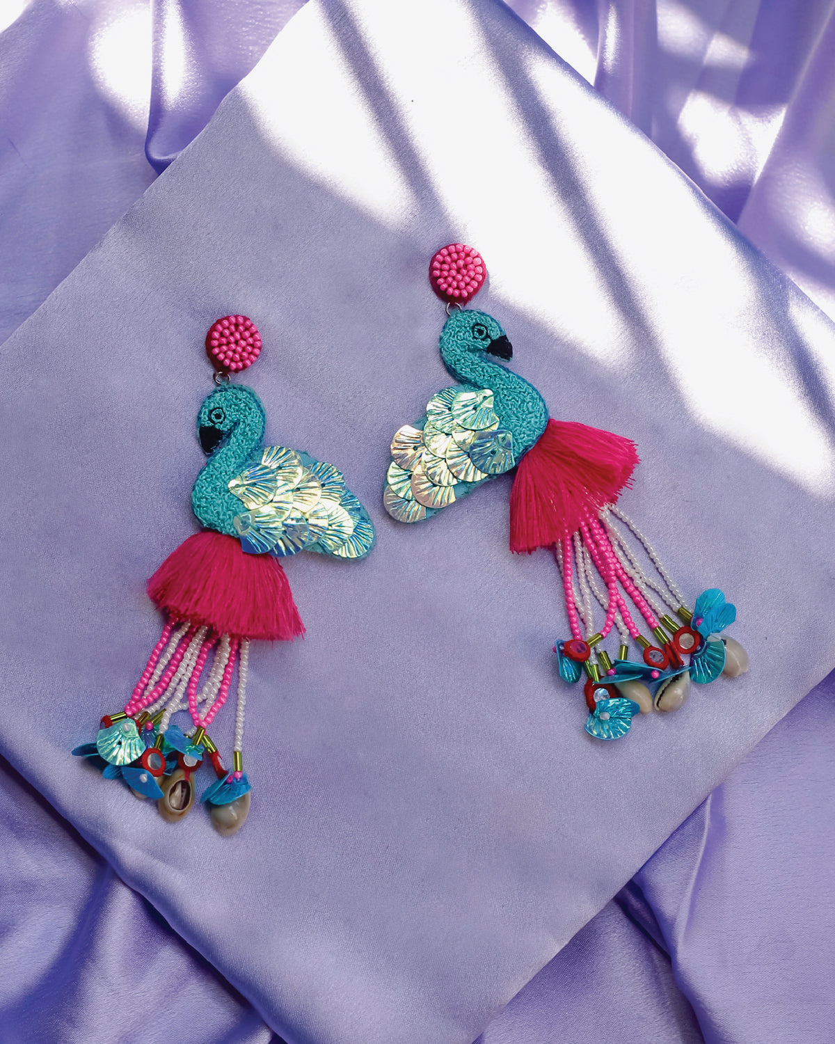 Madari Flamingo Earrings