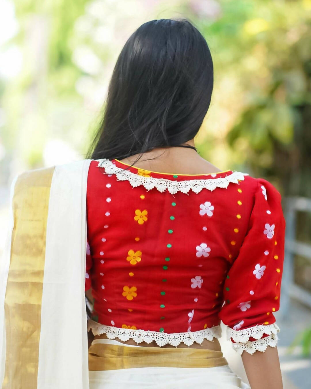 Notu Shree Jamdani Cotton Blouse