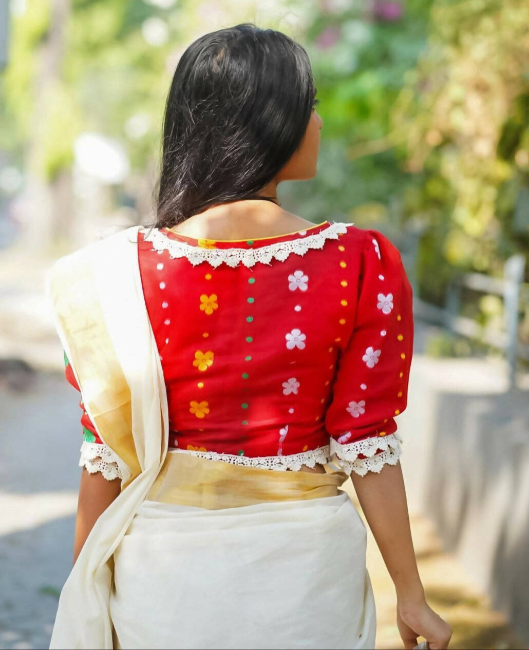 Notu Shree Jamdani Cotton Blouse