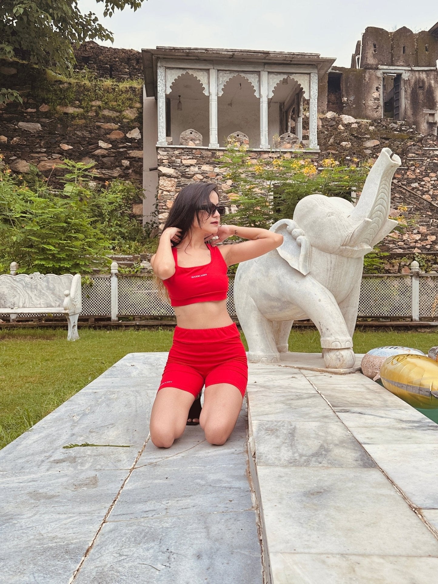 Red Chic Sporty Co-ord Set