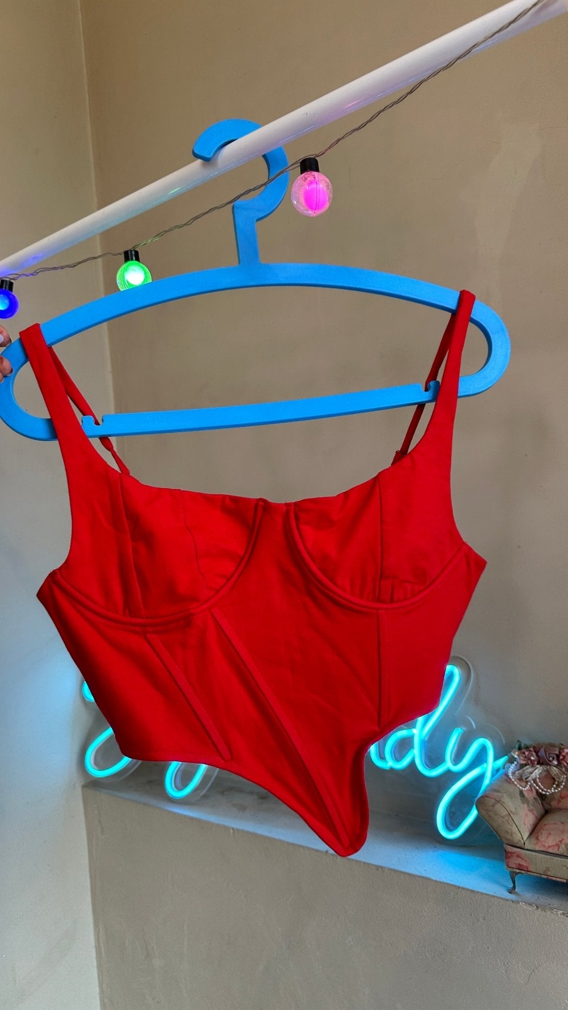 Victoria Red Corset