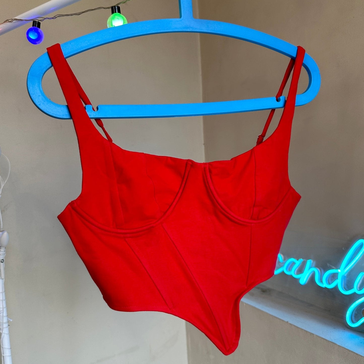 Victoria Red Corset