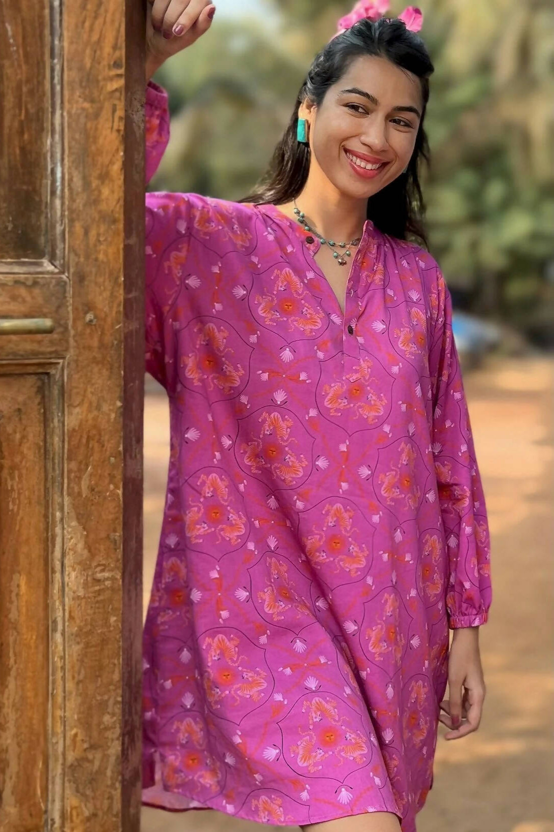 Pink Gin Susegad Shirt Dress