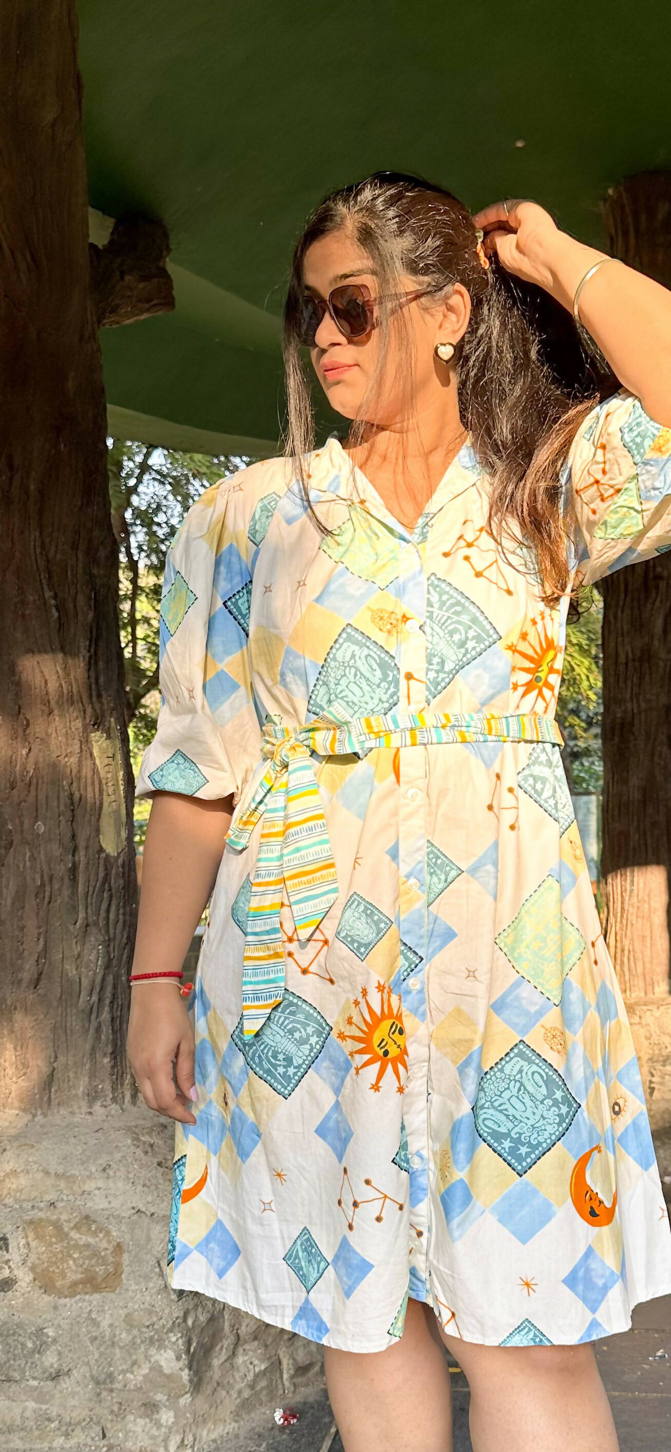 Frolic Shirt Dress with Belt