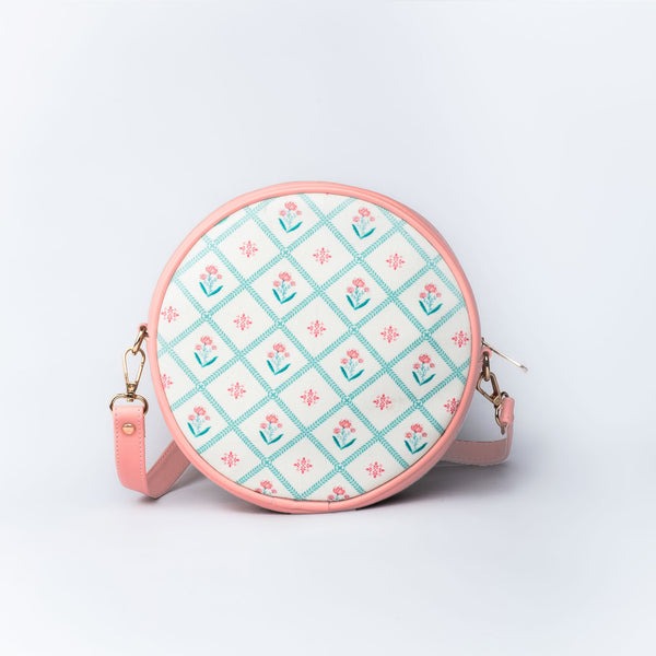 Coral Blossom Sling bag