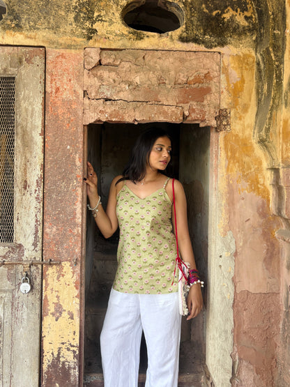 Nirmohi Cotton Strap Kurti