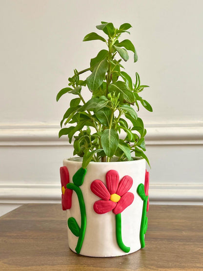 Ruby Ceramic Planter