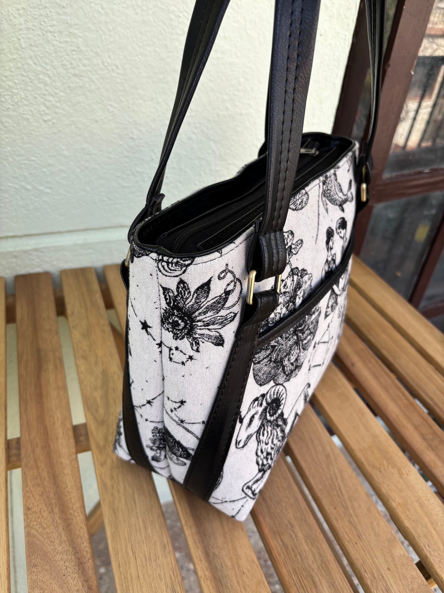 Celestial Mystique Handcrafted Tote