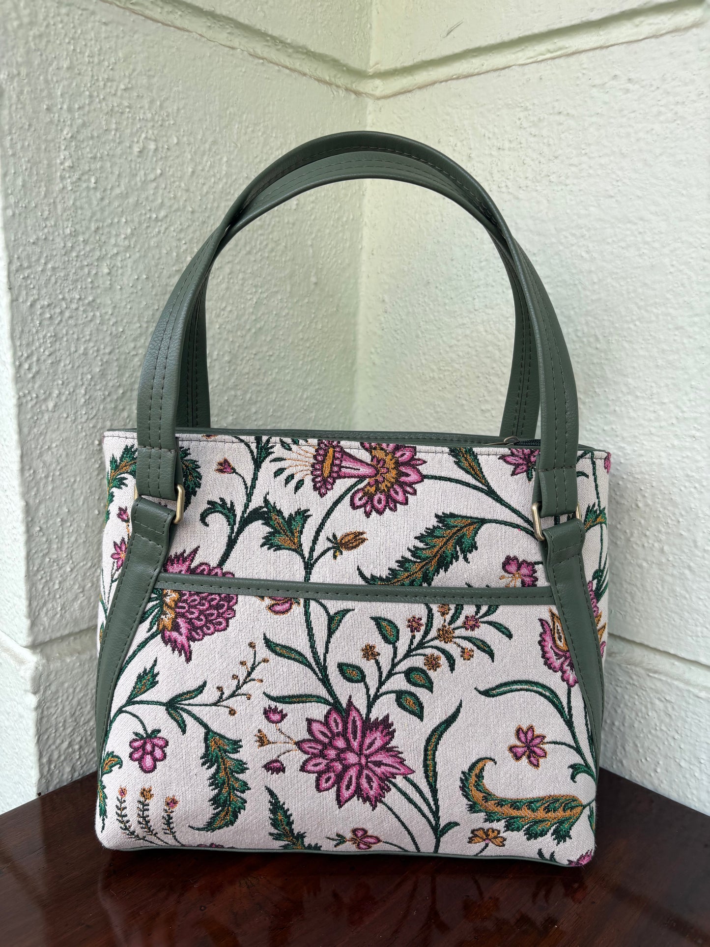 Vintage Bloom Handcrafted Tote