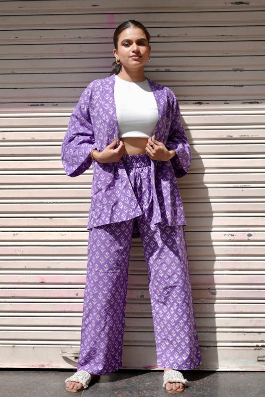 Shrug-Pants Co-ord Set