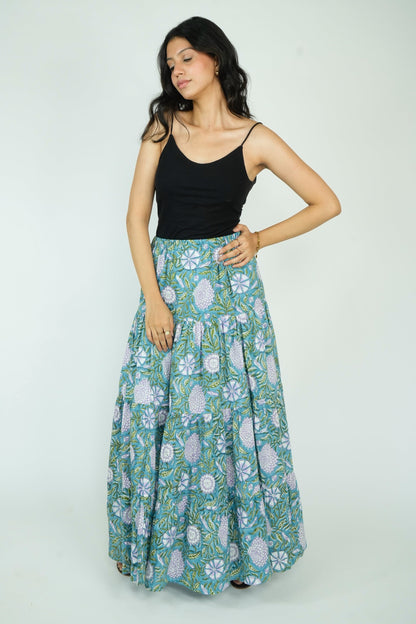 Layered Maxi Skirt