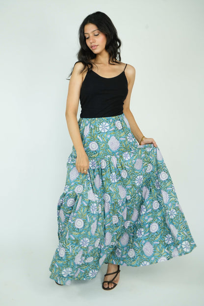 Layered Maxi Skirt