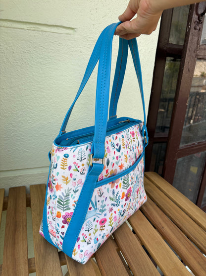 Whimsical Meadow Handcrafted Tote