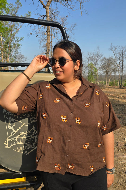 Safari Embroidered Cotton Shirt