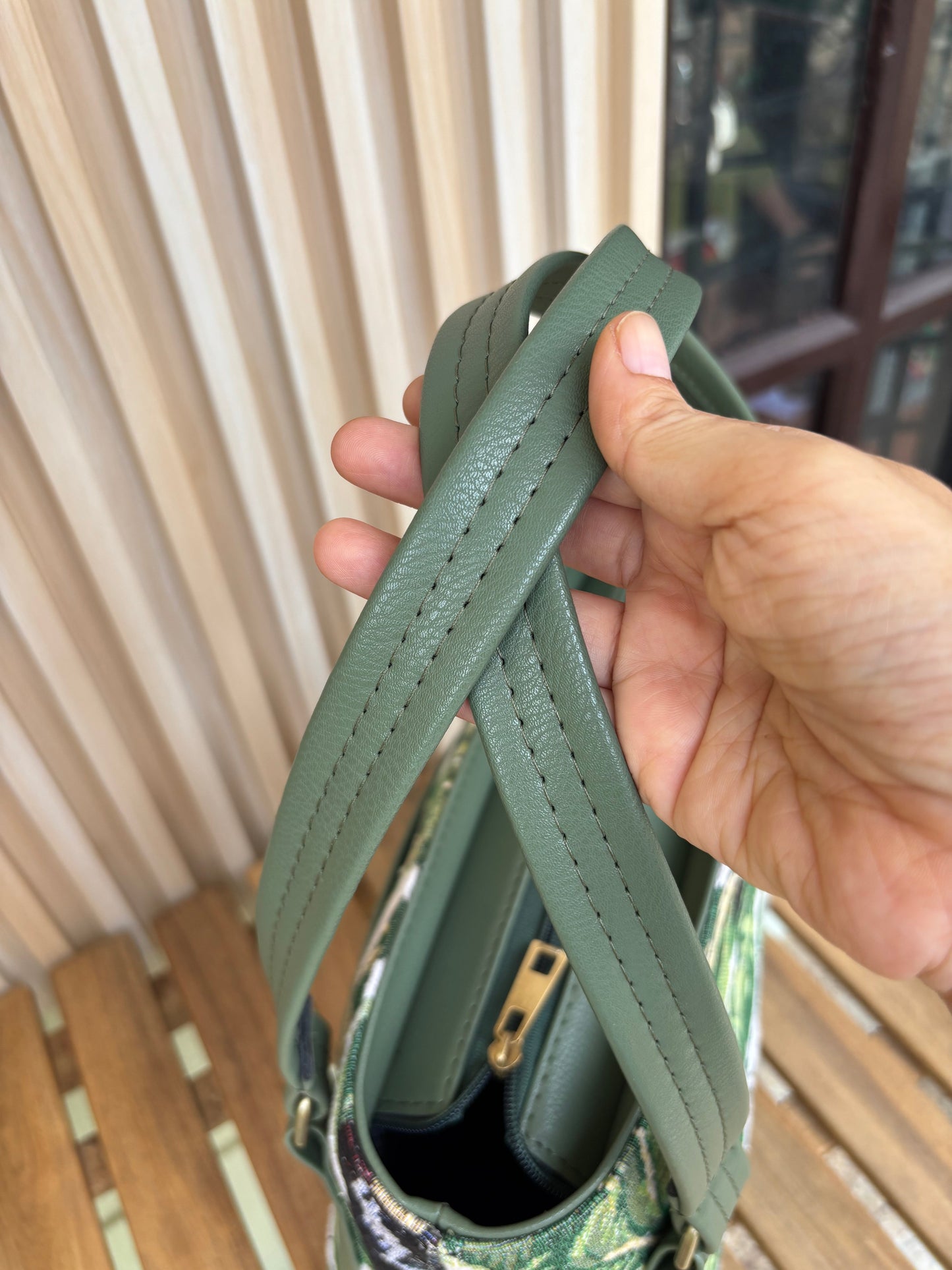 Tropical Vista Handcrafted Tote