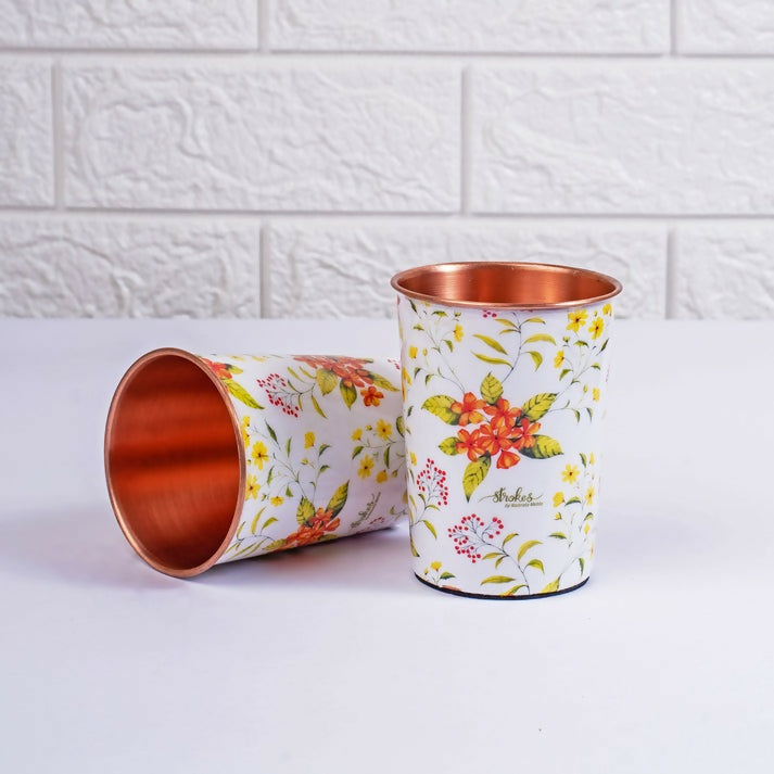 Copper Bottle and Tumblers - Gift Set 3