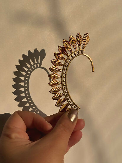 Amaani Brass Earcuffs