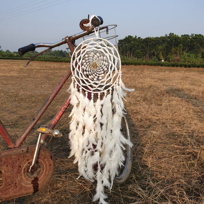 White Love Dreamcatcher