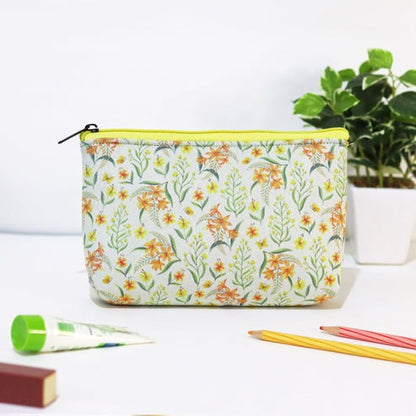 Summer Blooms Cosmetic Pouches - Set of 2