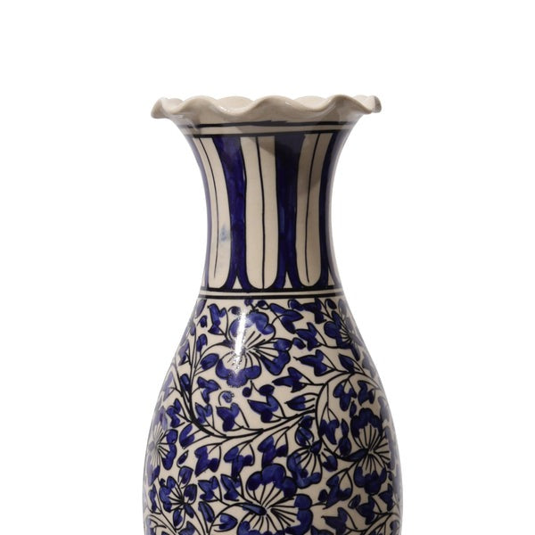 Indigo Ceramic Vase