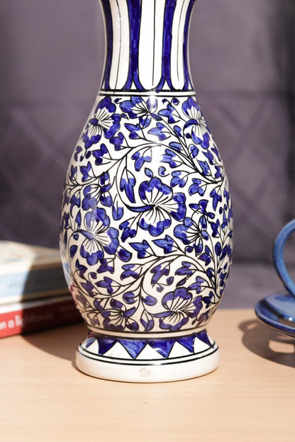 Indigo Ceramic Vase