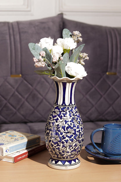 Indigo Ceramic Vase