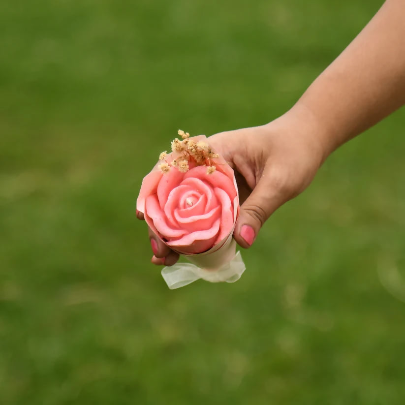 Scented Candle Rose Bouquet