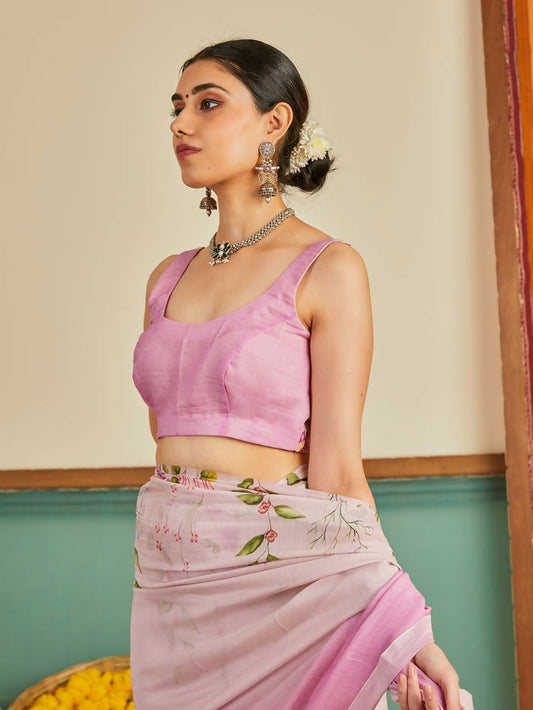 Falguni Chanderi Sleeveless Blouse