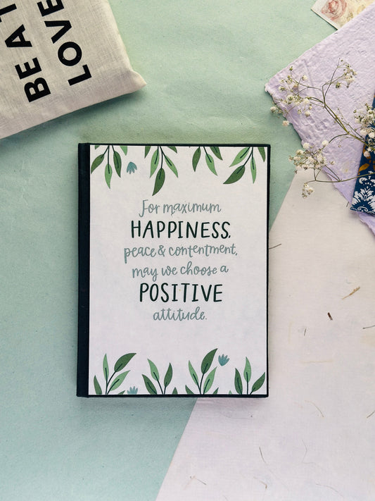 Blank Journal - Positive Attitude