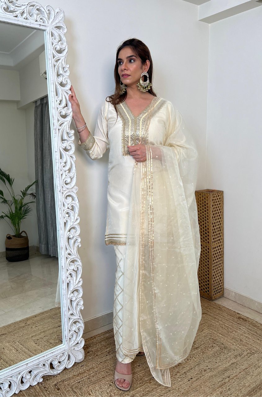 Noorani Three Piece Suit Set