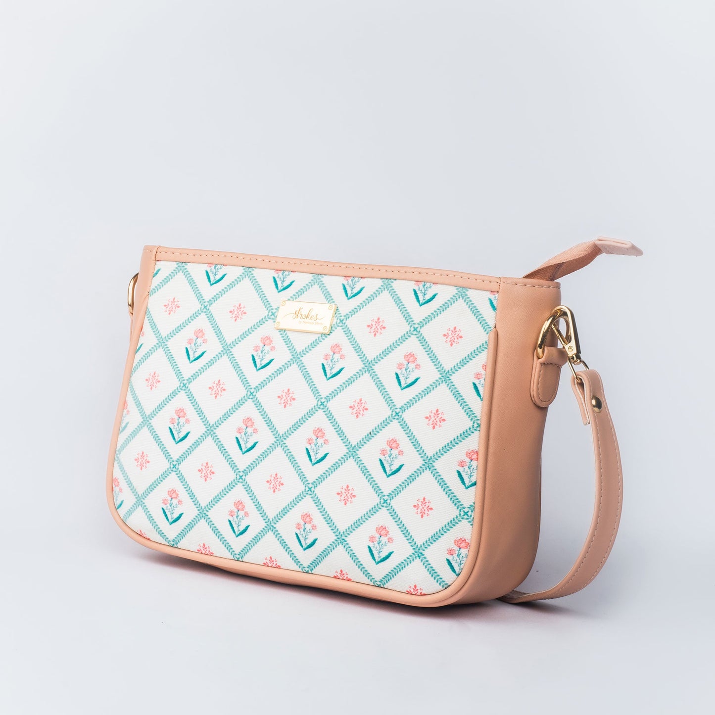 Coral Blossom Sling bag