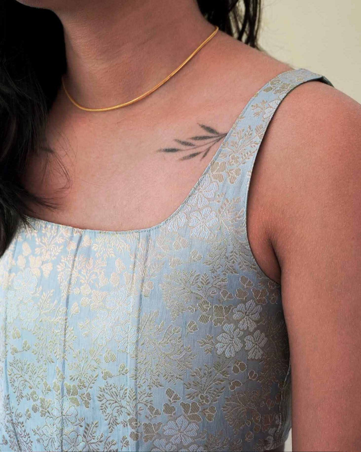 Tara Banaras Silk Corset