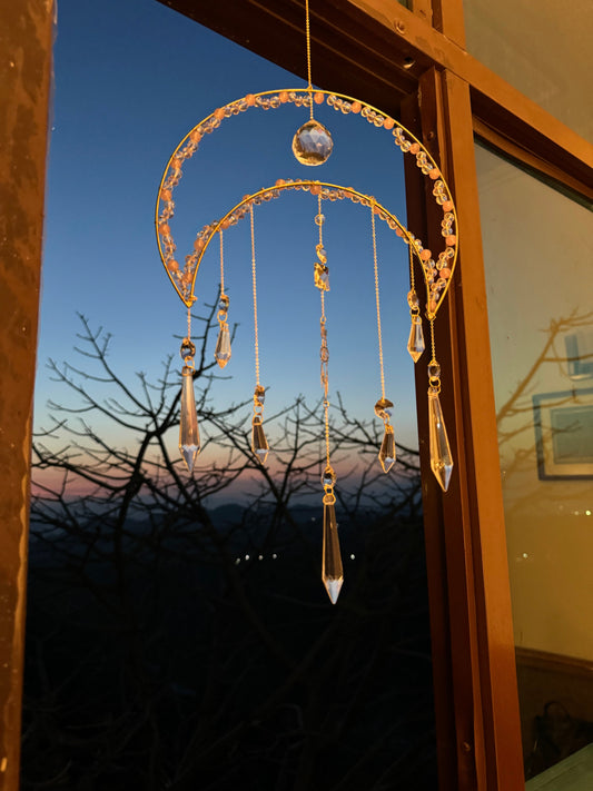 Aura Moon Suncatcher