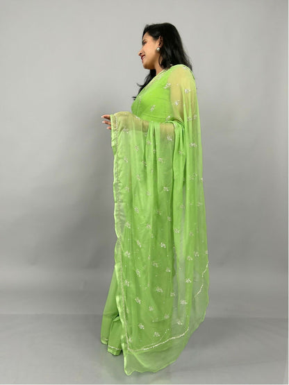 Sitaron ki Mehfil Chiffon Saree