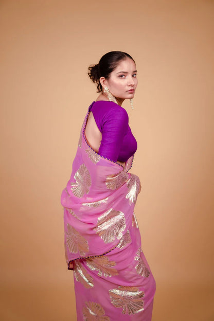 Nargis Sitara Lace Border Saree