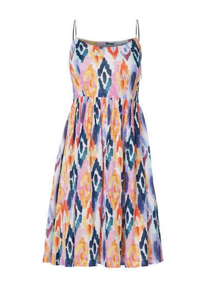 Anny Ikkat Print Maxi Dress