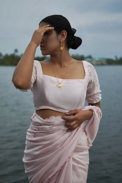 Pink Pepper Embroidered Blouse