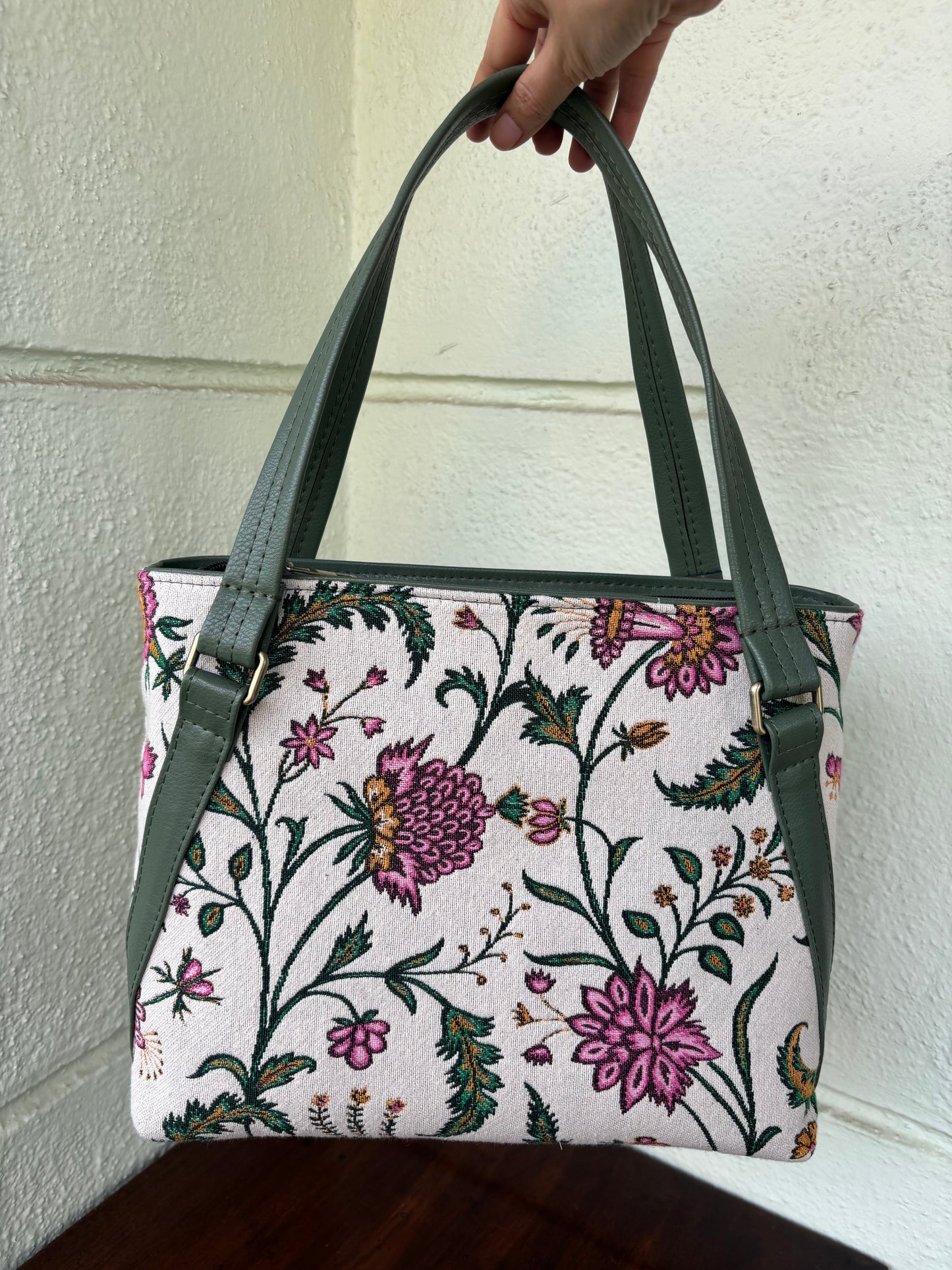 Vintage Bloom Handcrafted Tote