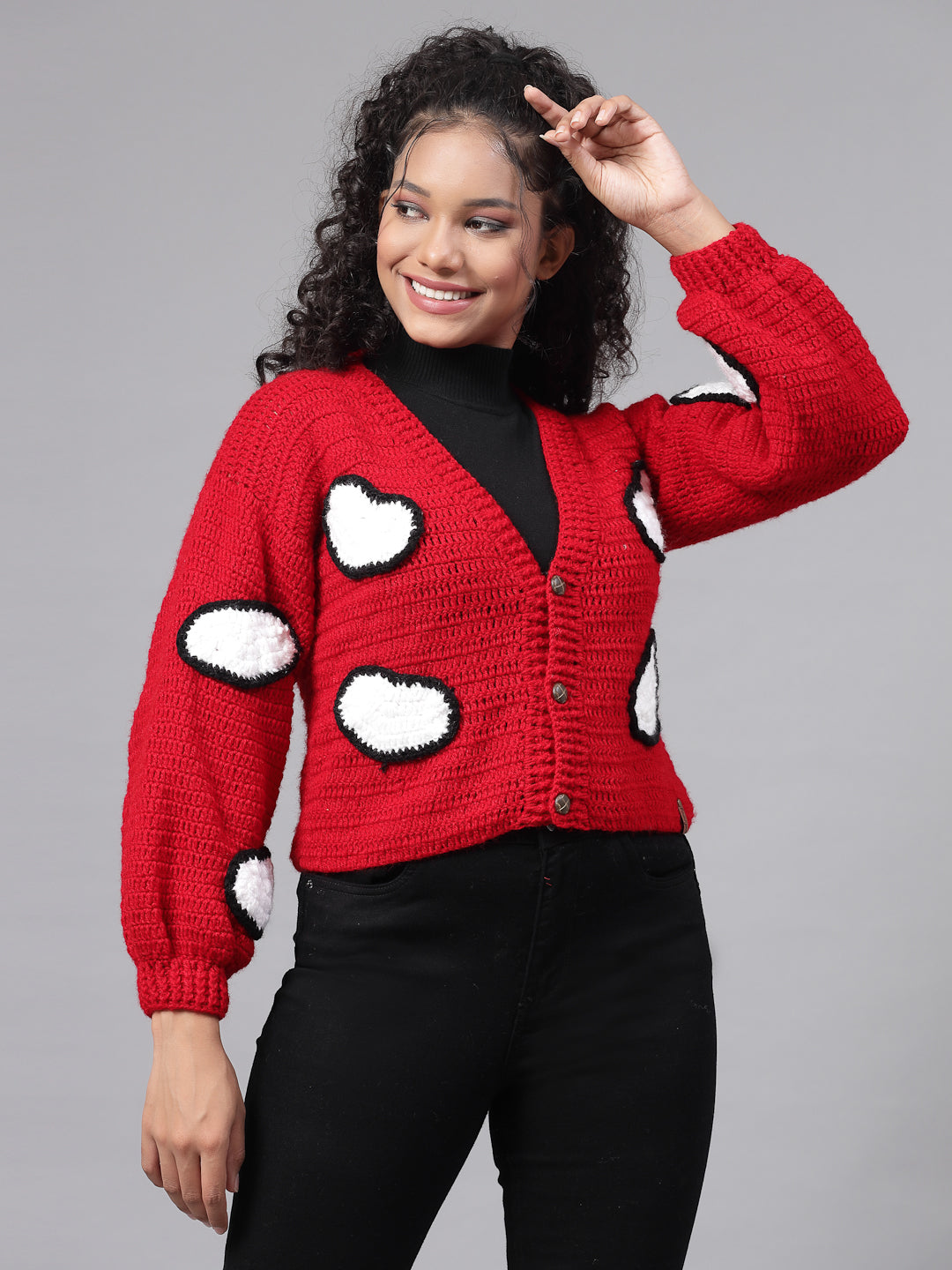 Mabel Heart Cardigan