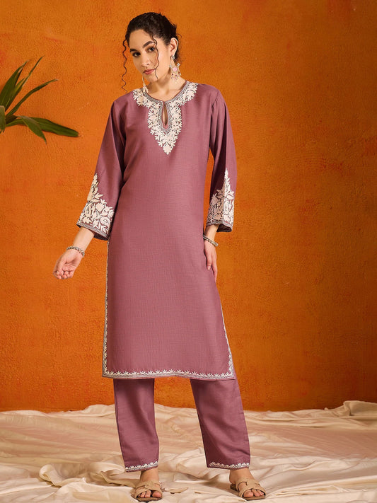 Elnaaz Kashmiri Cotton Kurta Co-ord Kurta Set