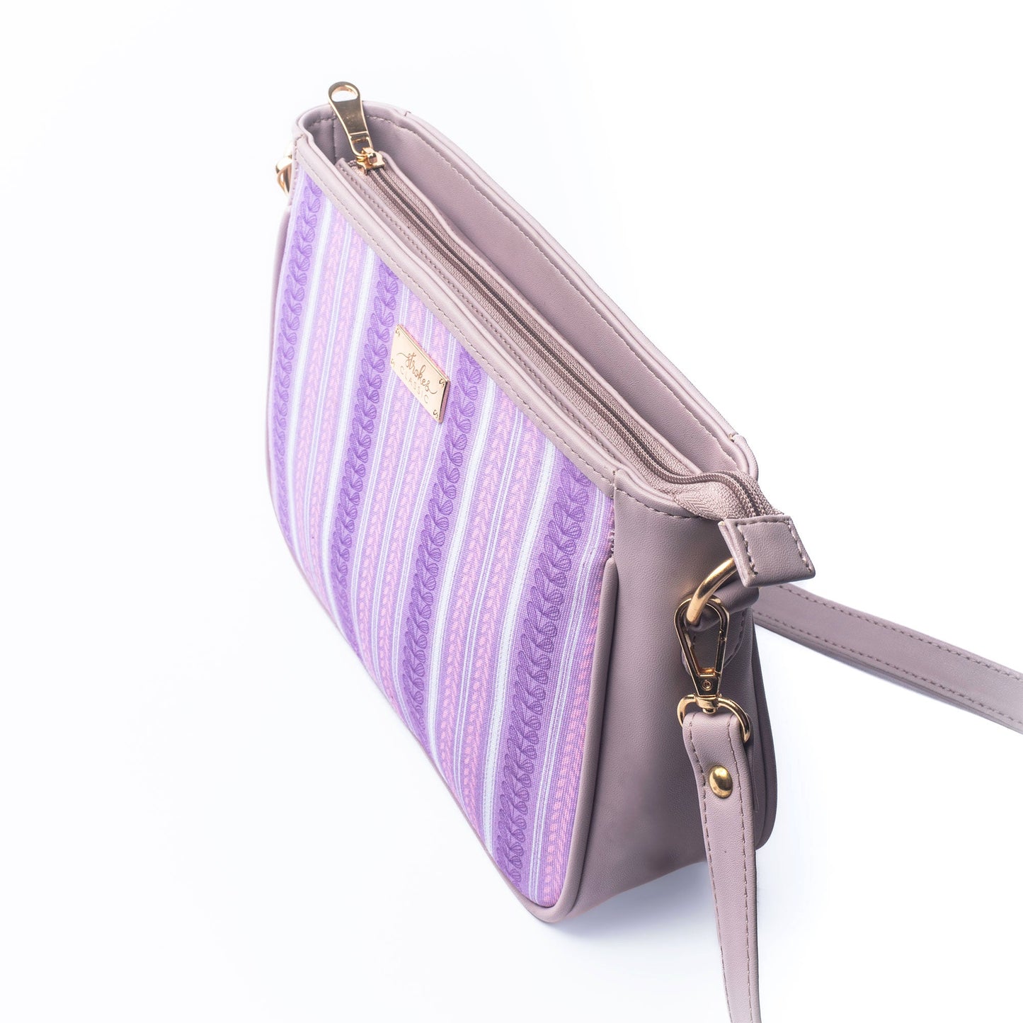 Lilac Leaves Sling bag