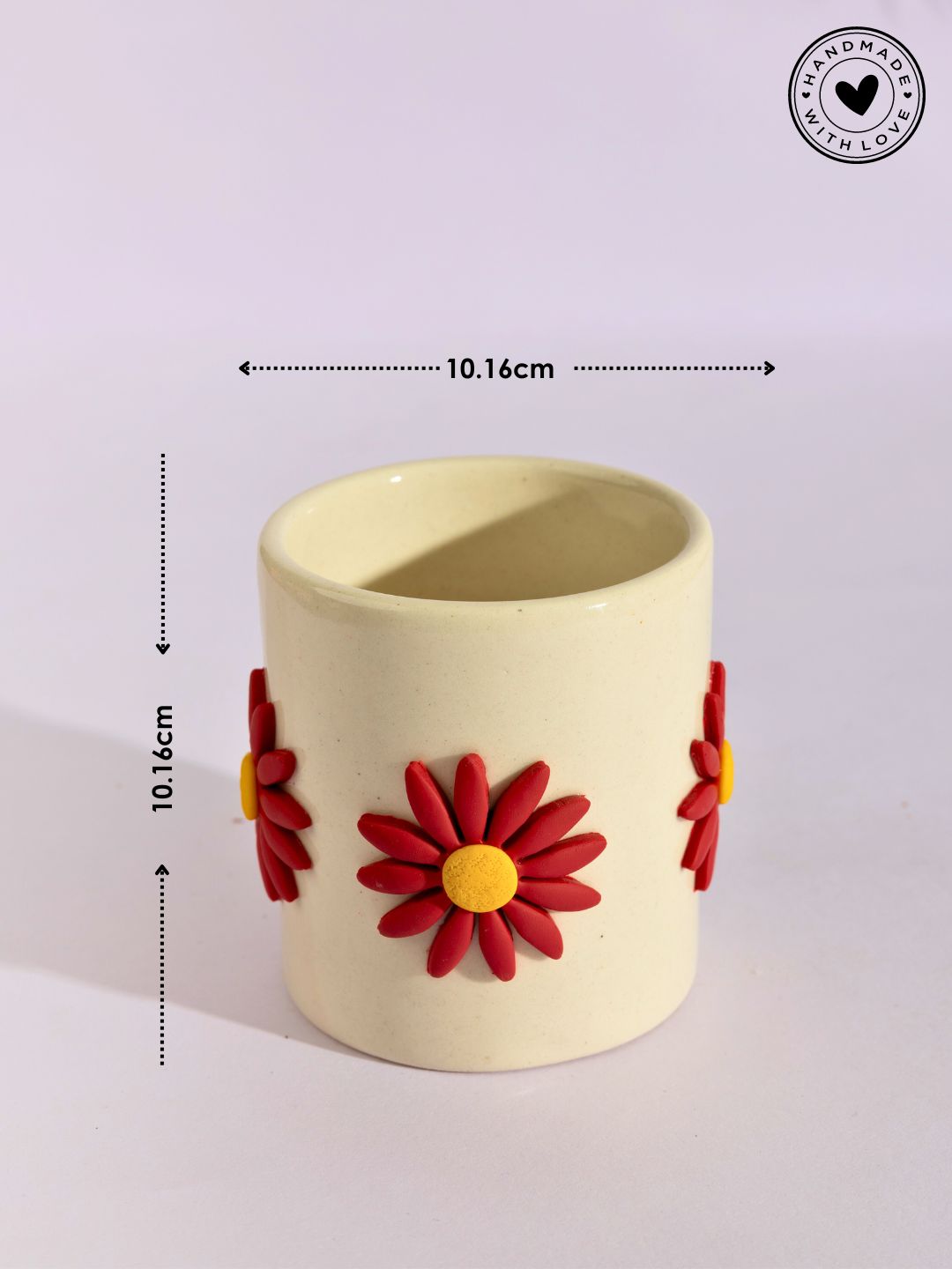 Color Burst Ceramic Planter