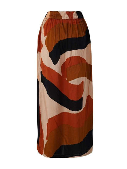 Terracotta Maxi Skirt