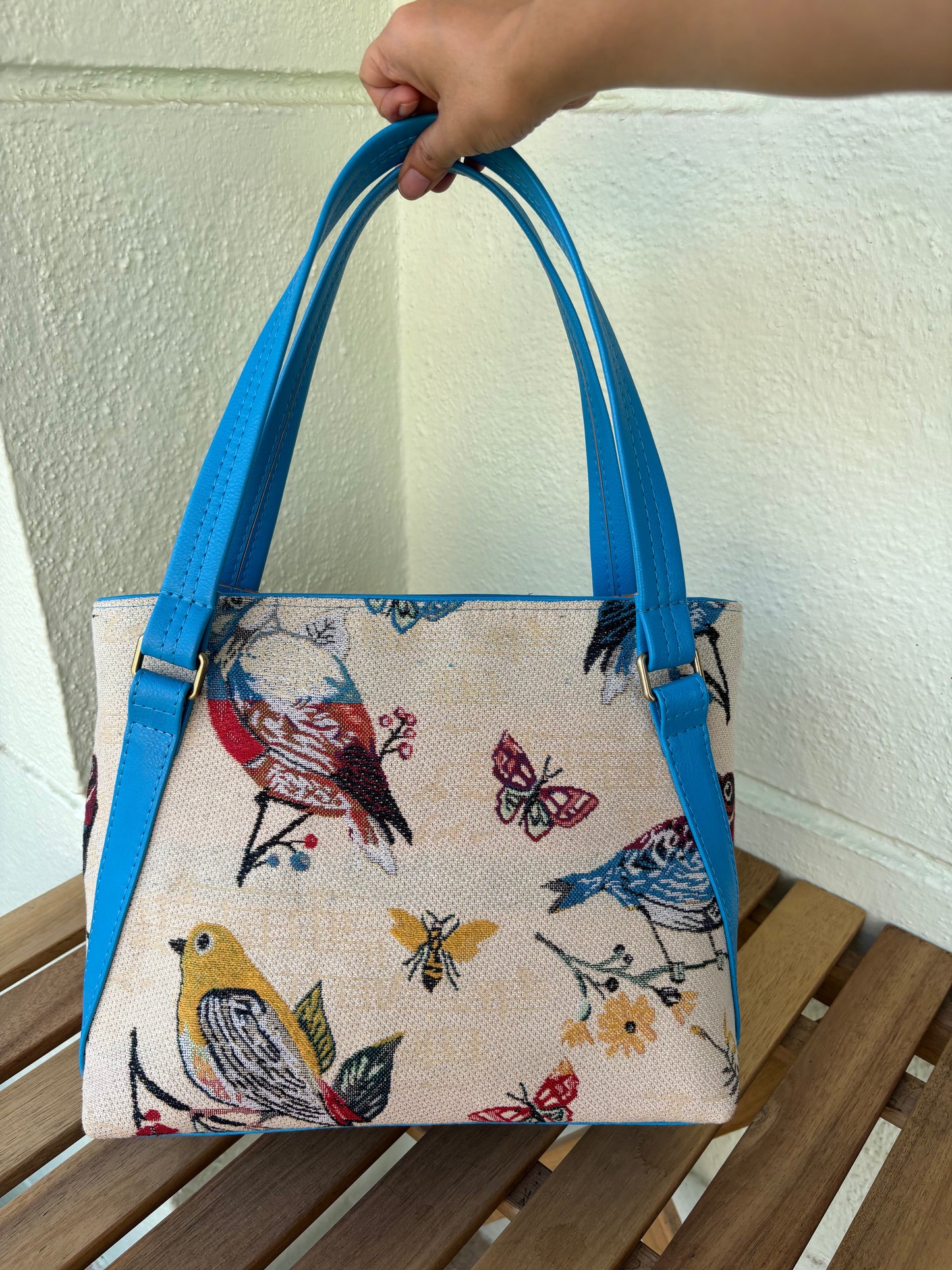 Canary Charm Handcrafted Tote
