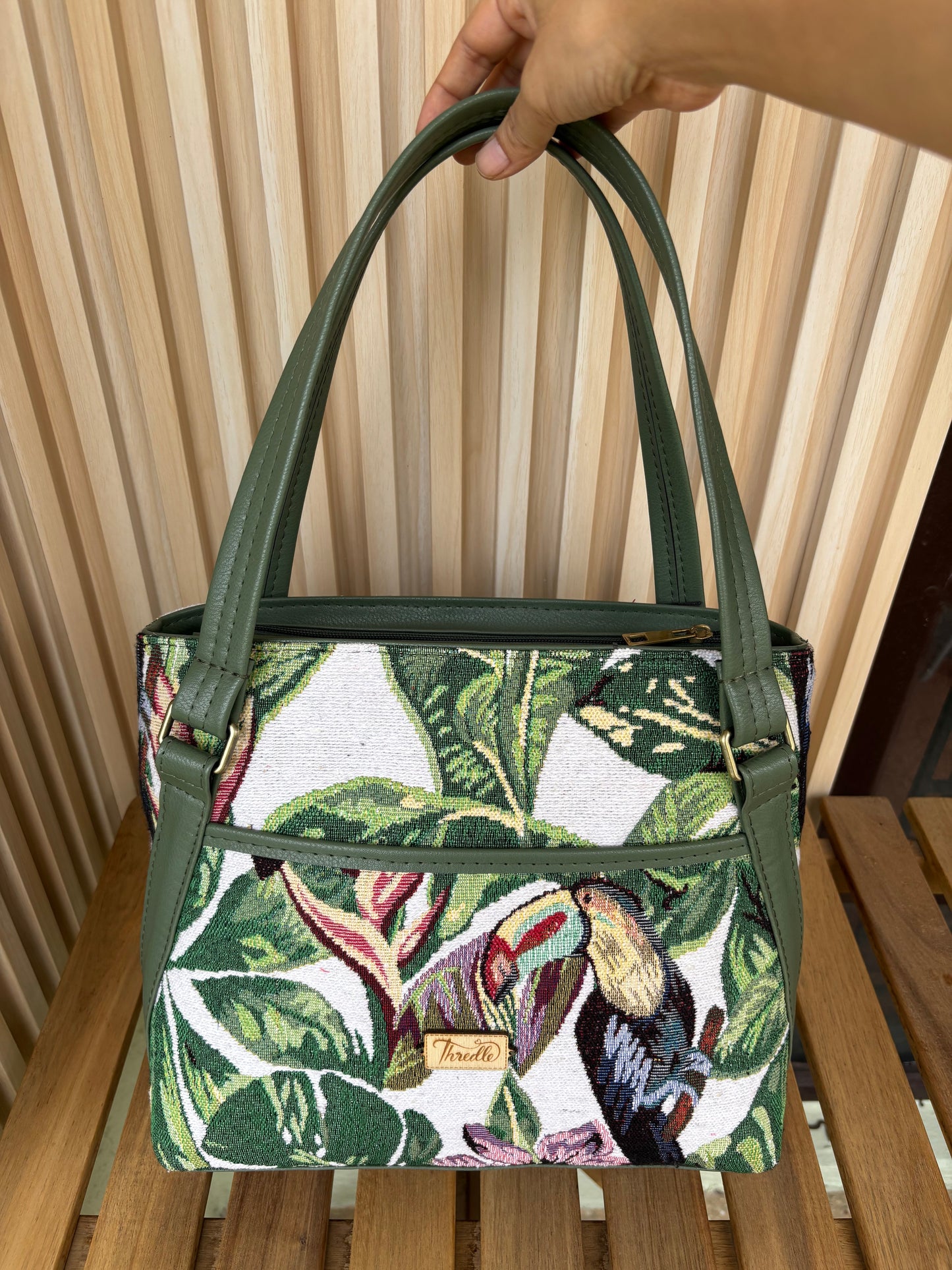 Tropical Vista Handcrafted Tote