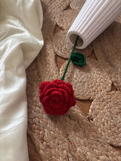 Handcrafted Crochet Rose