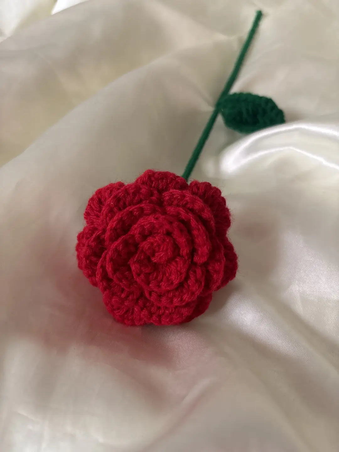 Handcrafted Crochet Rose