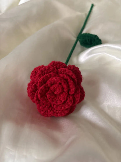 Handcrafted Crochet Rose